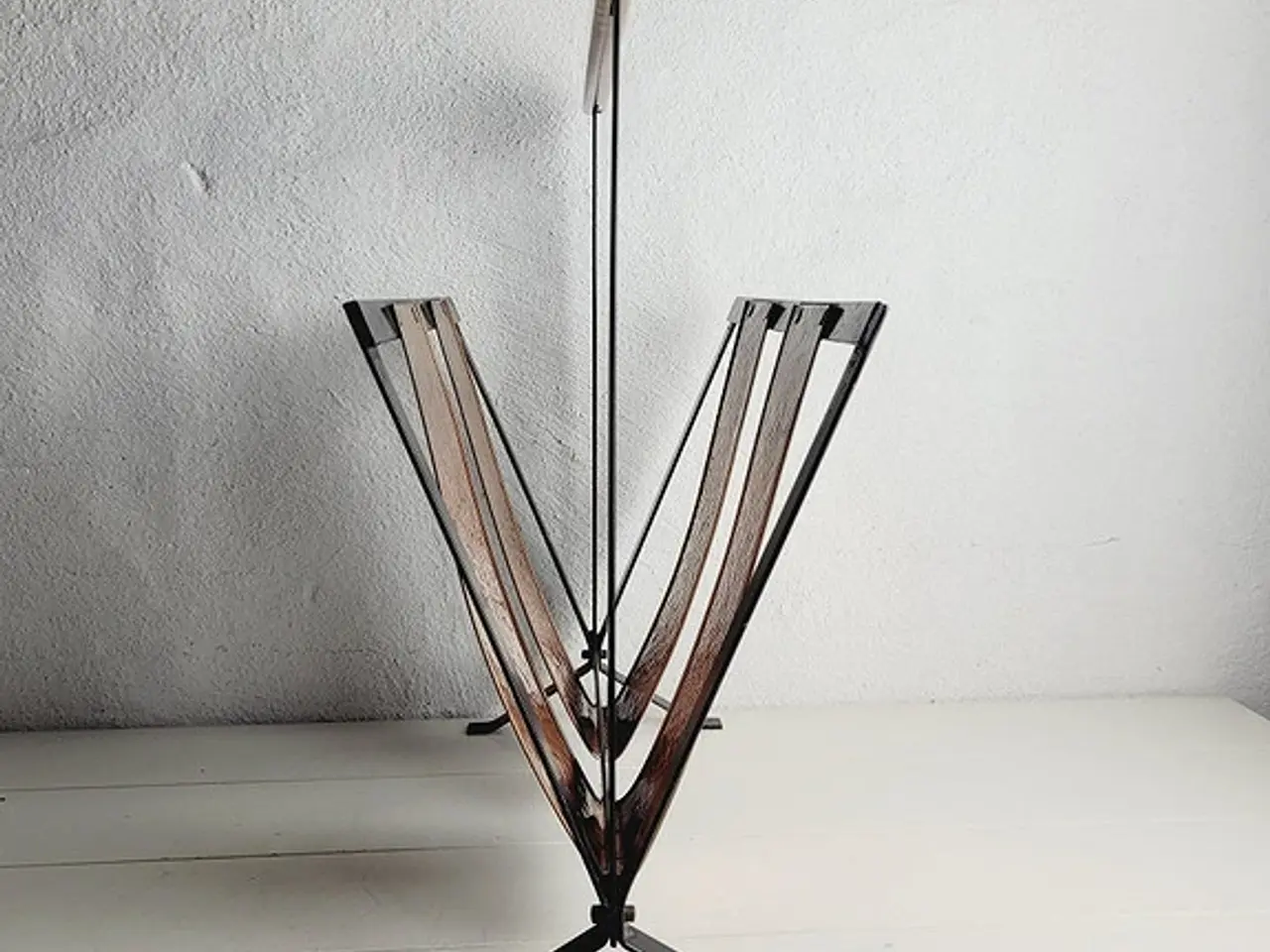 Billede 3 - ⭐️- Vintage Magasinholder / Avisholder - Kobber