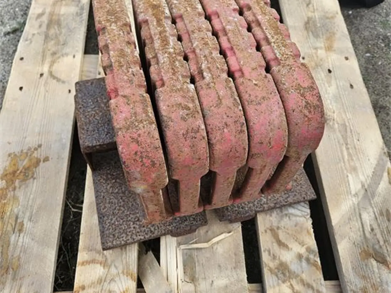 Billede 4 - ABC 5X40 - Frontvægte / front weights 5 x 40 kg.