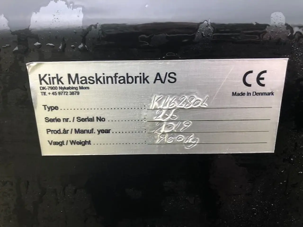 Billede 2 - Volvo KIRK 3,4m3 HØJTIP M. VOLVO BESLAG