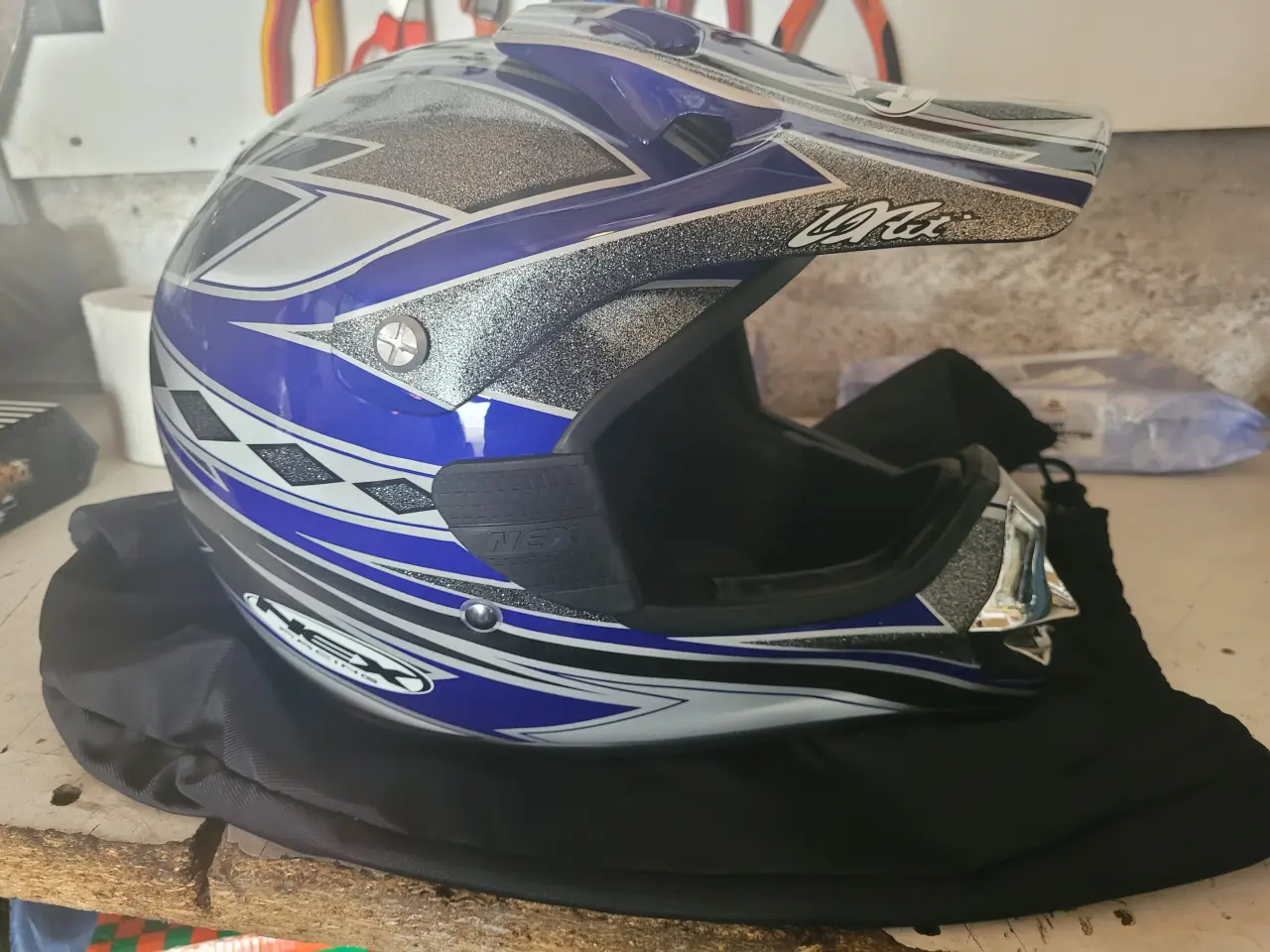 Billede 1 - NEX Racing Cross hjelm