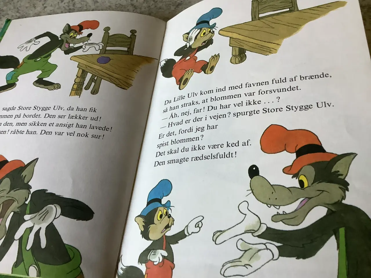 Billede 2 - Disney Lille ulv og de tre ønsker (Anders Ands bog