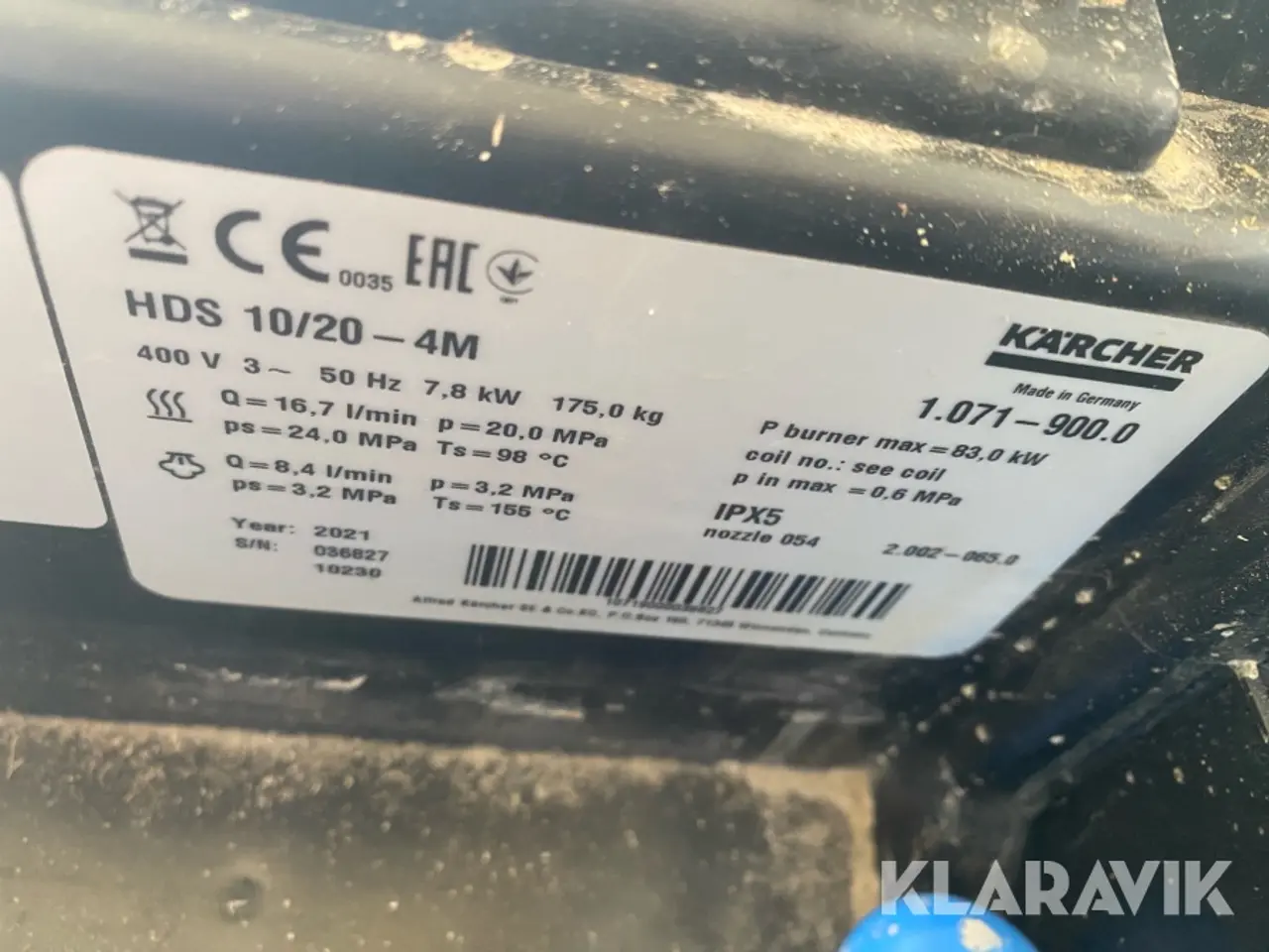 Billede 11 - Hedvandsrenser Karcher HDS-10