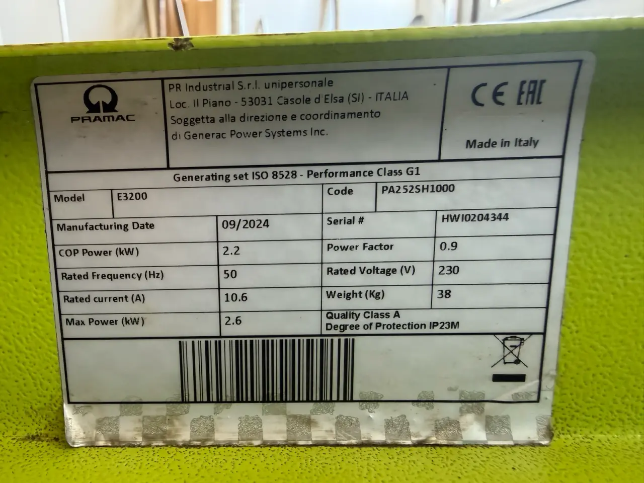 Billede 8 - KSK 3000 generator