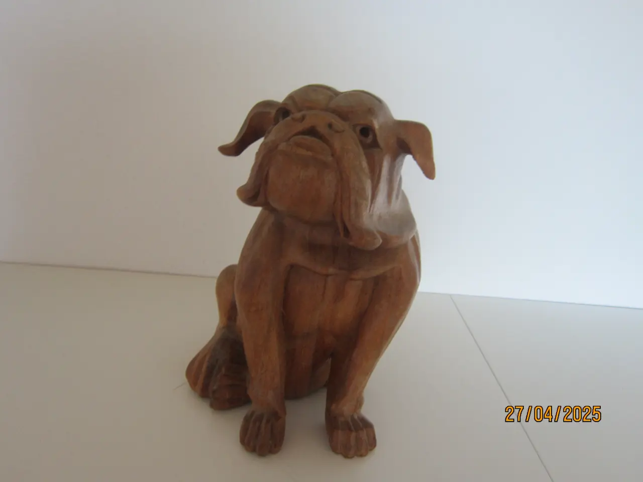 Billede 1 - Bulldog teaktræs hund