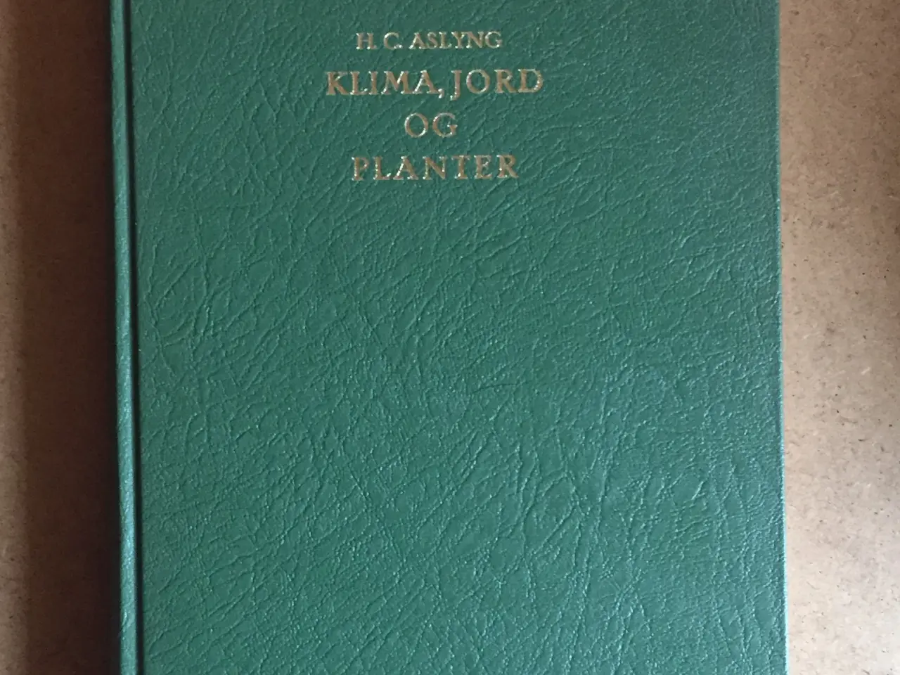Billede 1 - Forelæsninger over klima, jord og planter