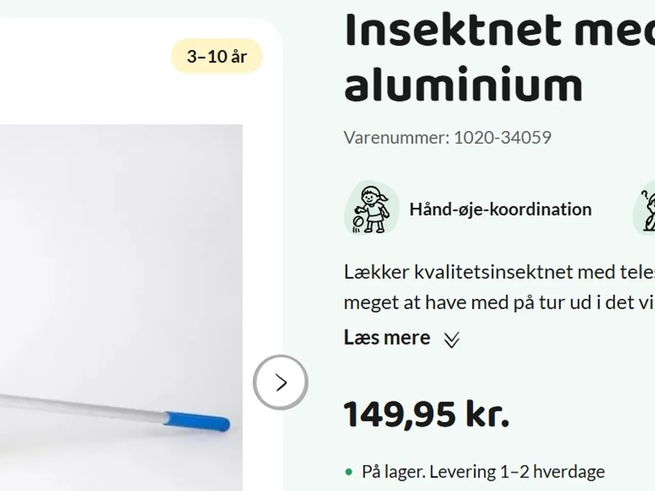 Billede 8 - Insektet med teleskopstang 2 stk.