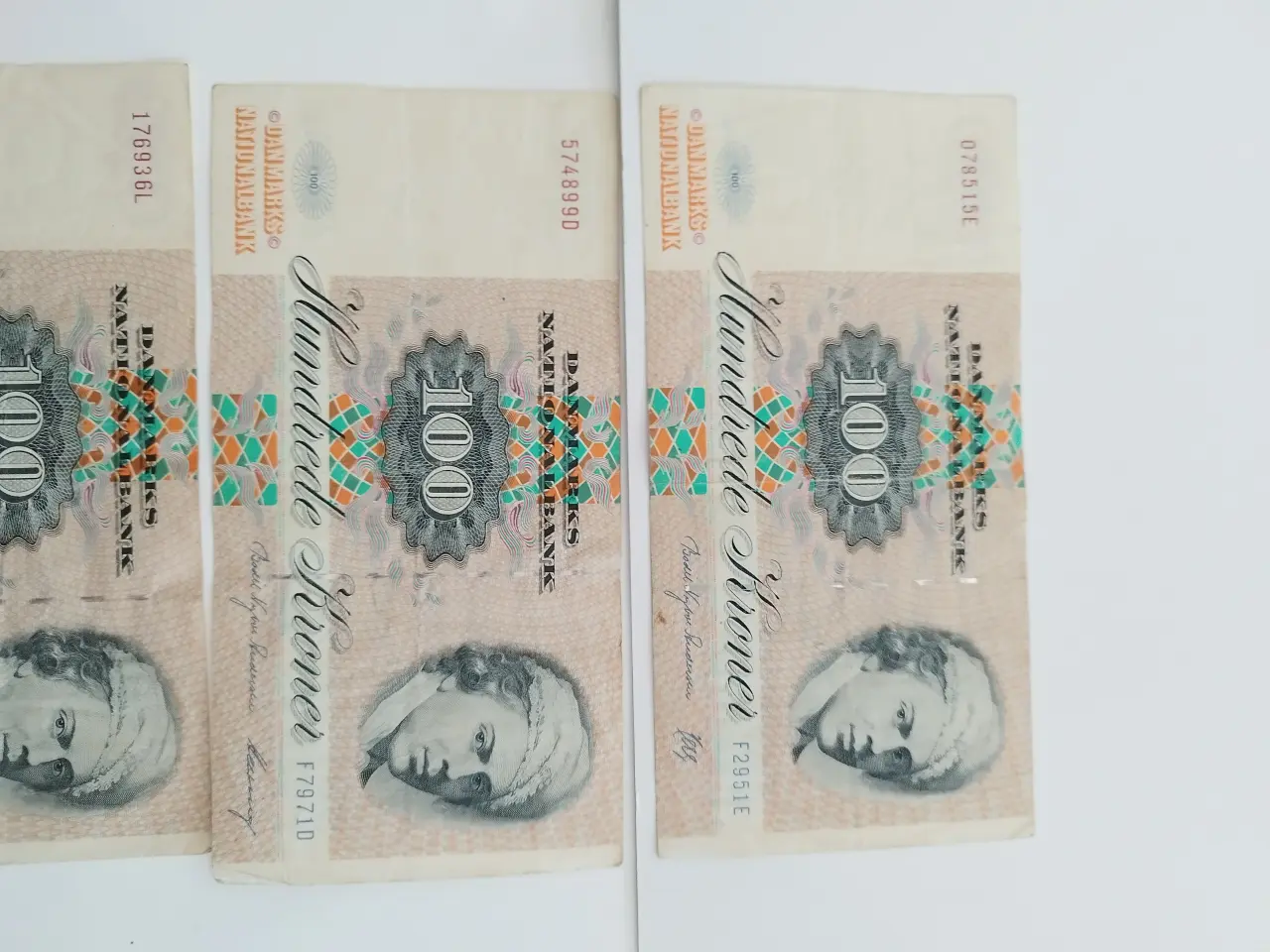 Billede 5 - 100 💯 Hundrede Kroner. 4 STK