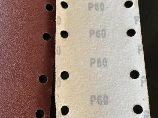 Slibebånd P60 med huller