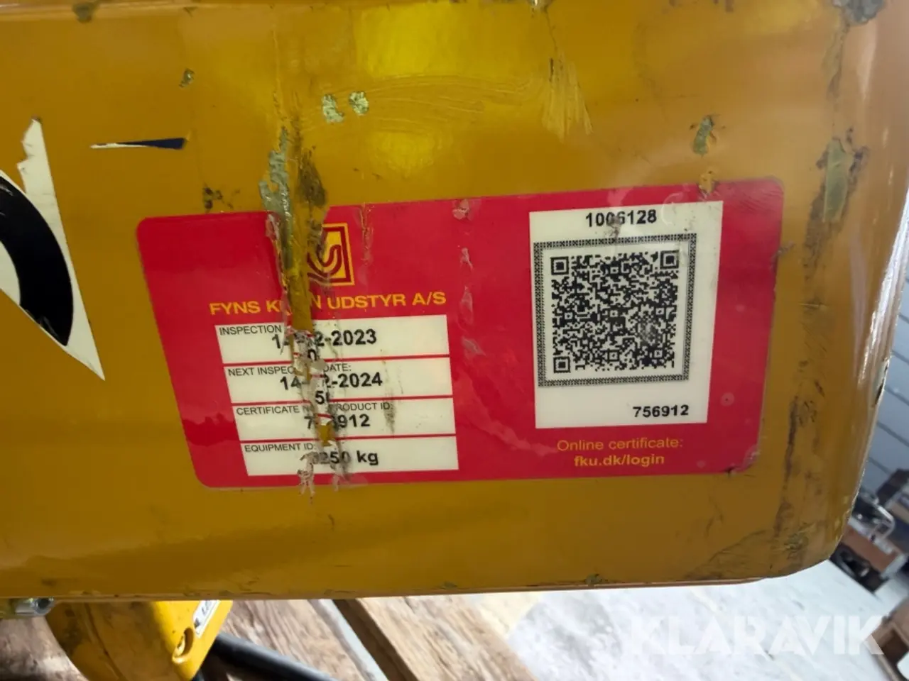 Billede 6 - El-taljer GIS GP500/NF 1250kg - 2 styk