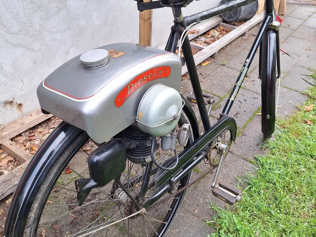 Billede 4 - Veteran knallert diesella skubber 