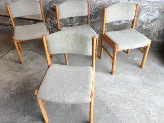 4 stk flotte spisebordsstole i bøg