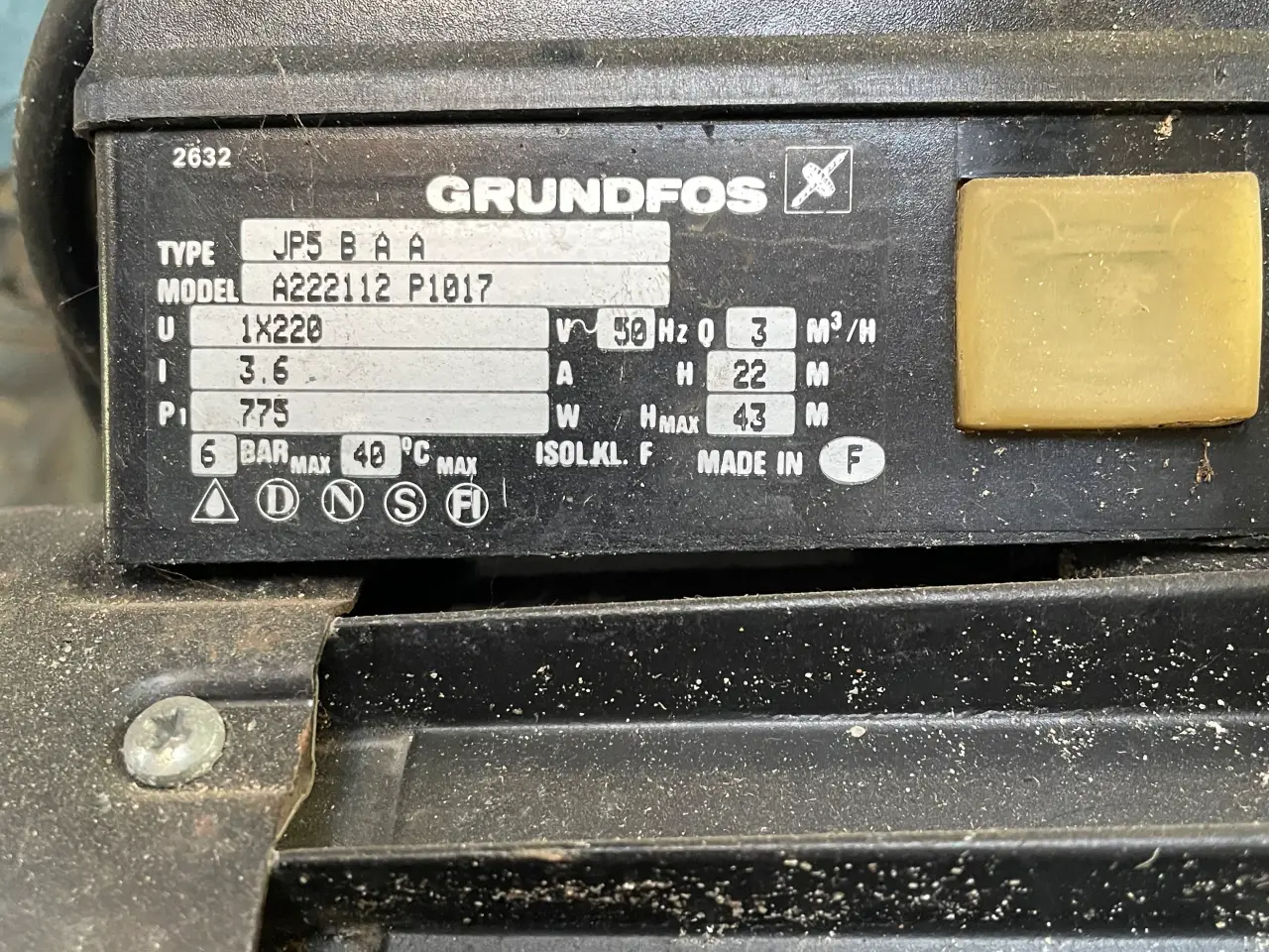 Billede 2 - Grundfos pumpe