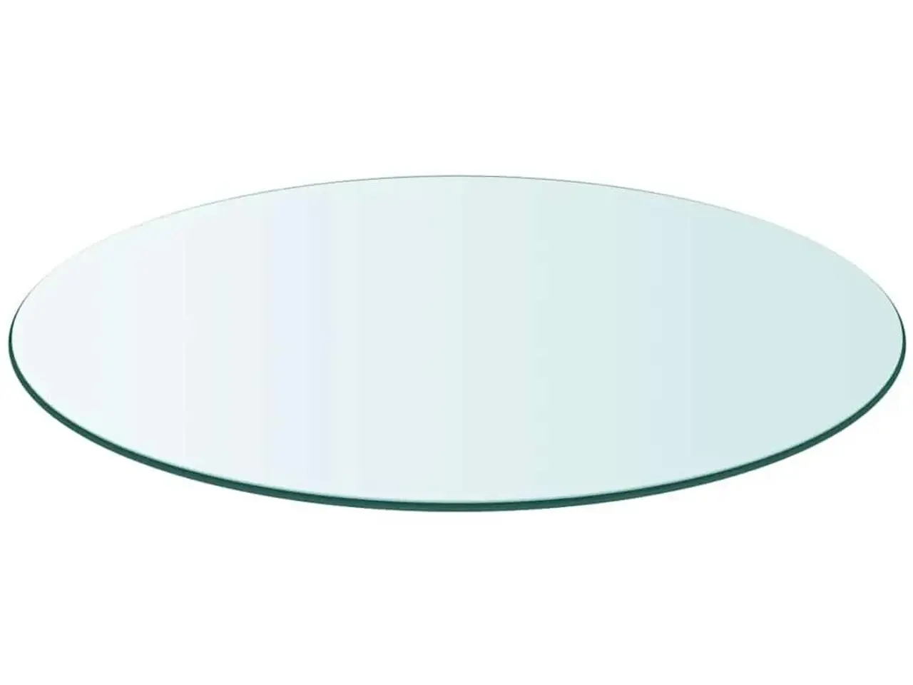 Billede 3 - Rund bordplade i hærdet glas - Ø 40 cm, transparent