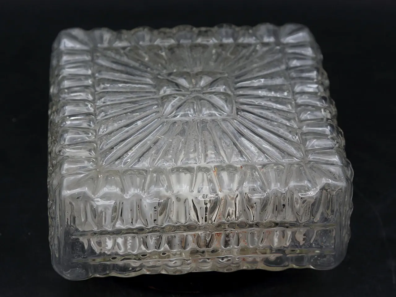 Billede 1 - RZB plafond i prismaglas – tysk space age