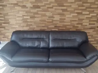 Hjort Knudsen læder sofa 3 pers
