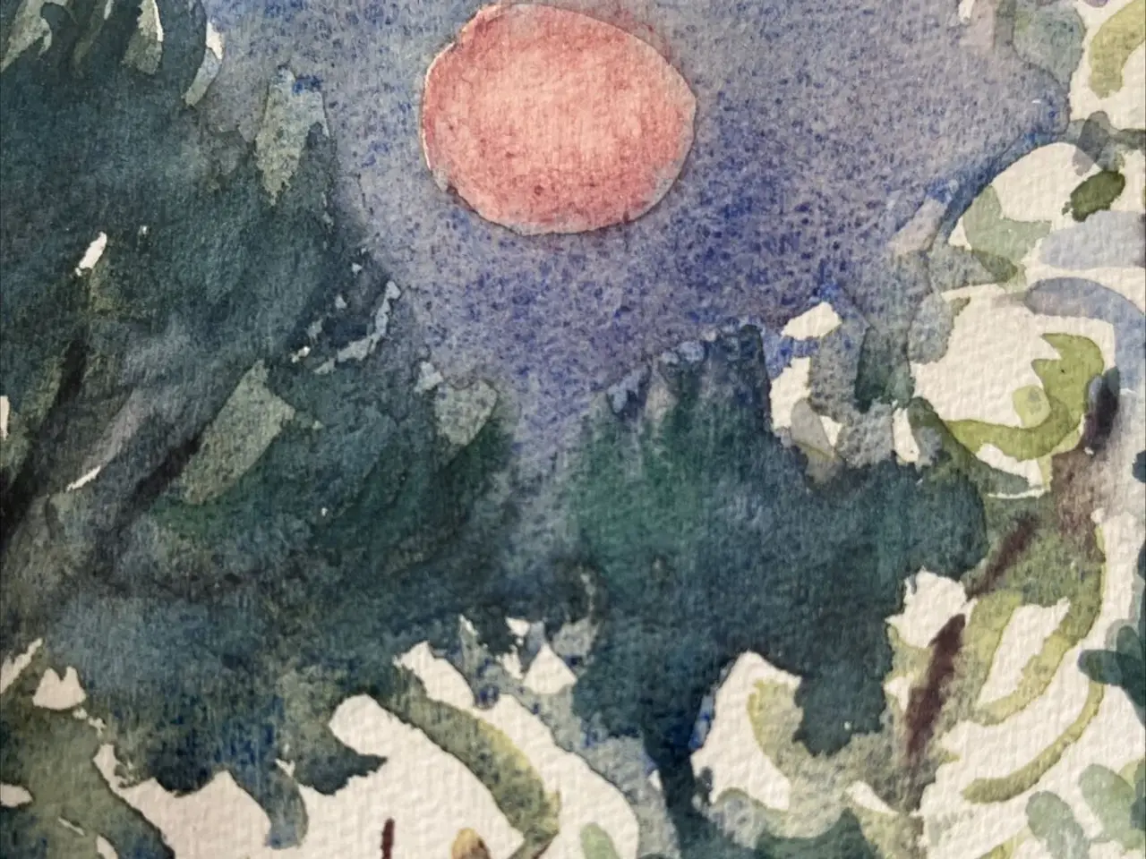 Billede 4 - Grete Fristrup, 82. Akvarel