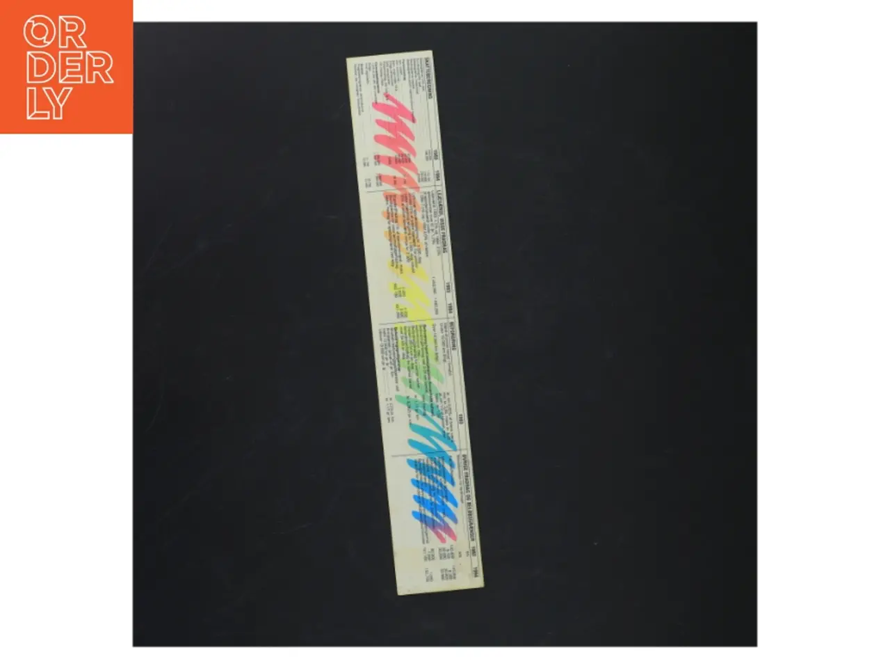 Billede 3 - 30 cm plastlineal med farvegradation (str. 30 cm)