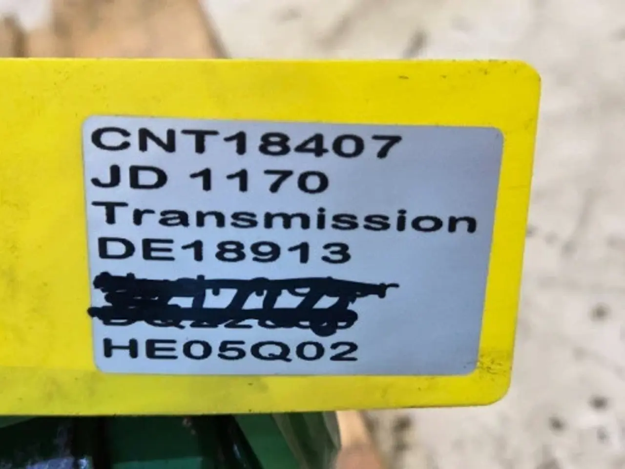 Billede 20 - John Deere 1170 Transmission DE18913
