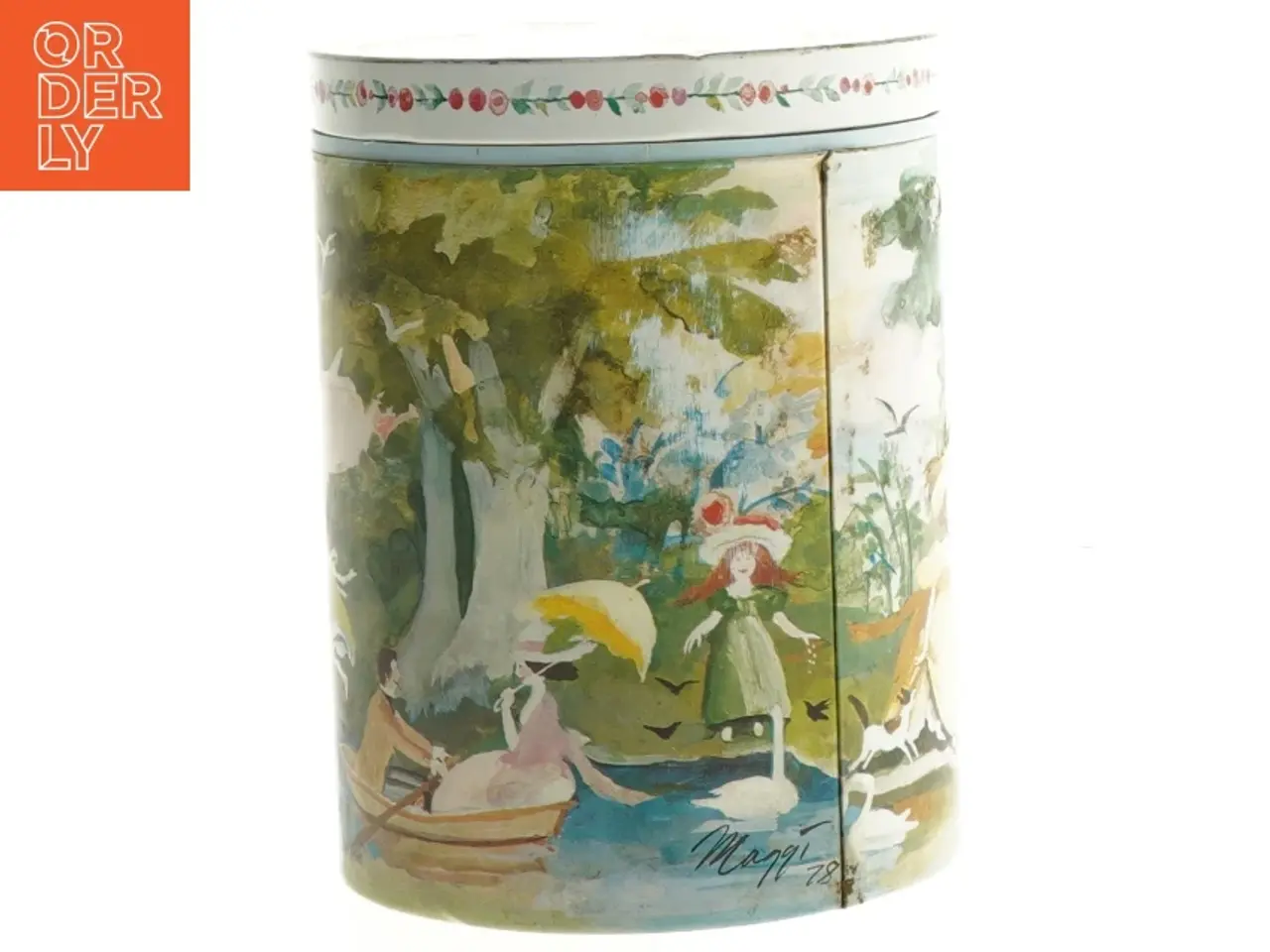 Billede 1 - IRMA, Maggi Baaring kunstdåse, Årgang 1978 (str. Ø. 11 cm. længde, 15 cm)