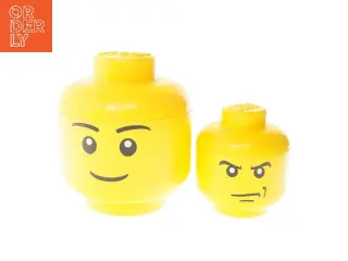 LEGO opbevaringshoveder fra Lego (str. 27 & 18 cm)