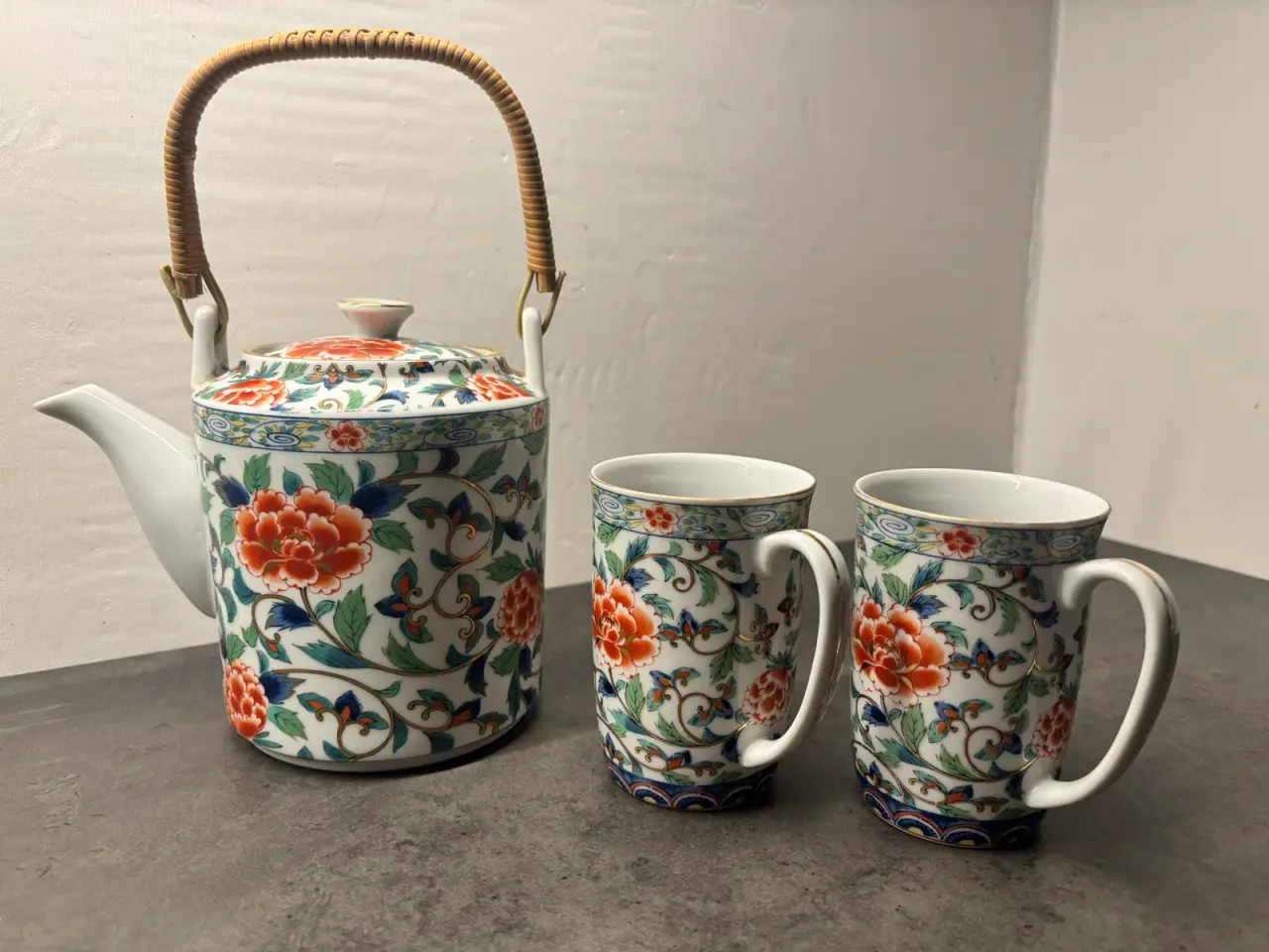 Billede 1 - Vintage tekande/koppe sæt