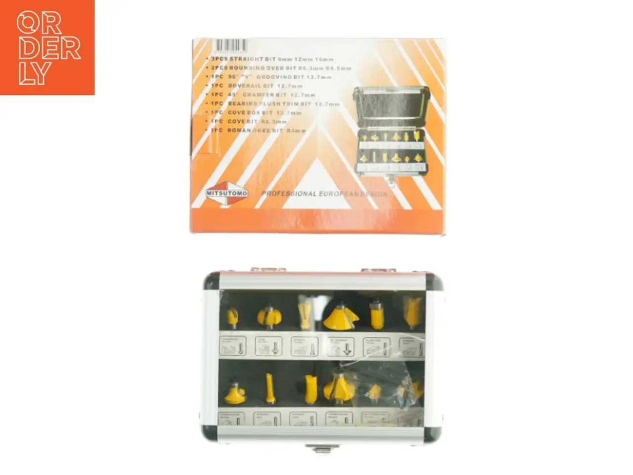 Billede 1 - Bitsæt i aluminiumsboks fra Mitsutomo (str. 19 x, 14 x 6 cm)