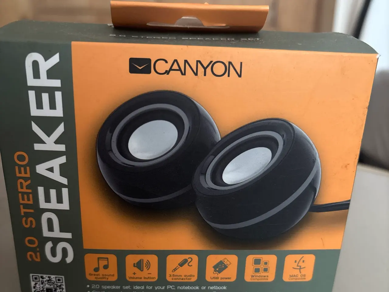 Billede 1 - 2.0 STEREO SPEAKER CANYON
