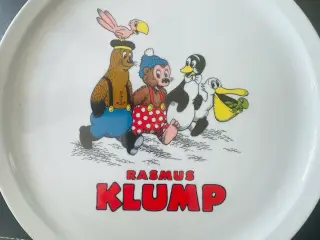 Festlig Rasmus Klump pandekagefad/tallerken