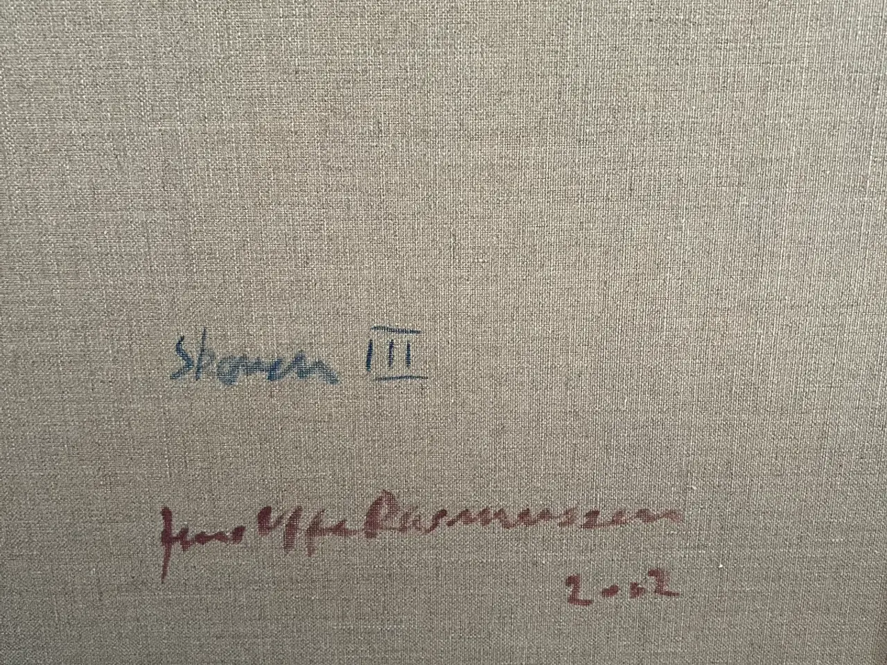 Billede 2 - Jens Uffe Rasmussen Skoven 3, olie på lærred