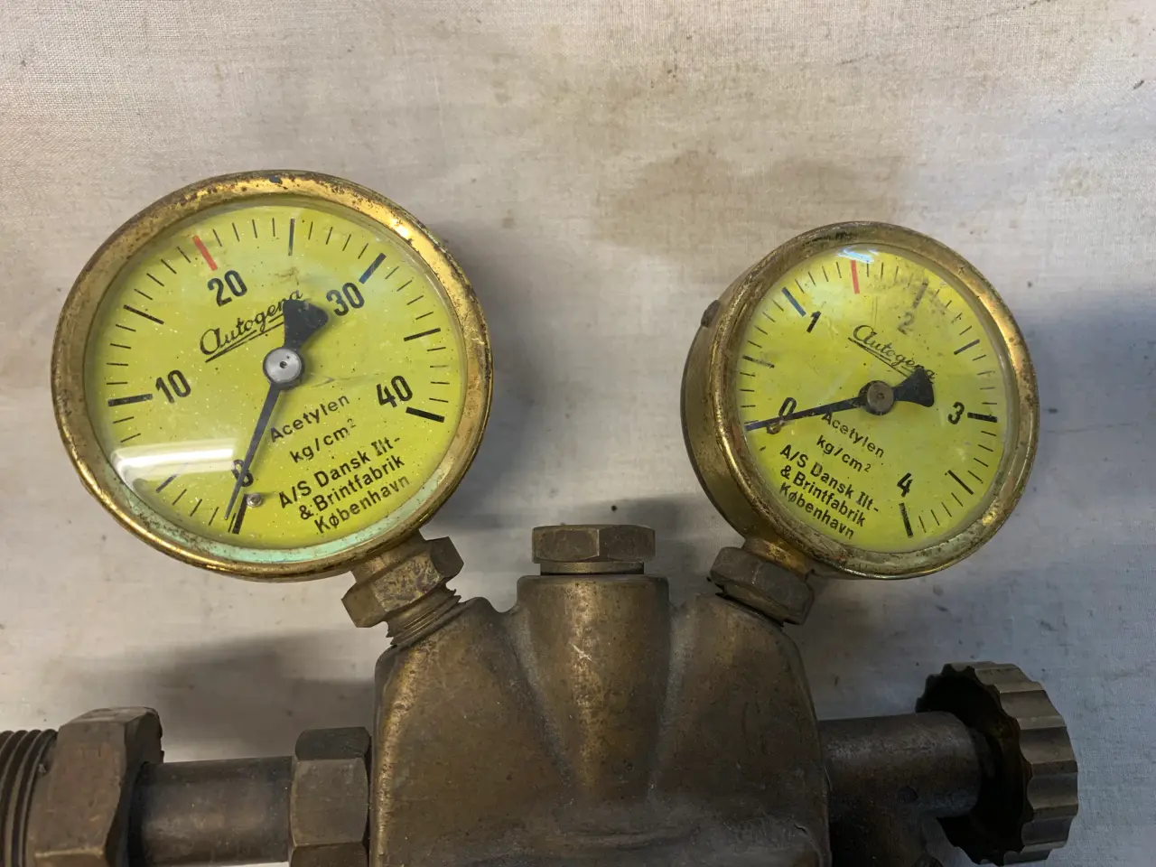 Billede 2 - Autogena Gas regulator manometer