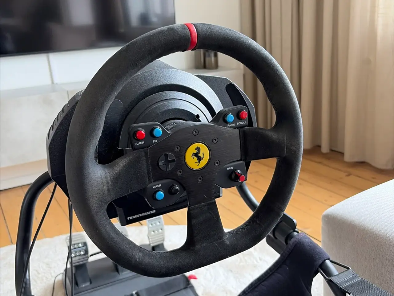 Billede 3 - Thrustmaster rat og pedaler med sæde