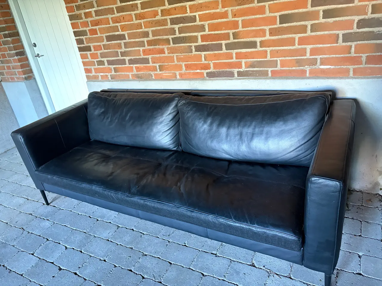 Billede 3 - Lædersofa i super kvalitet