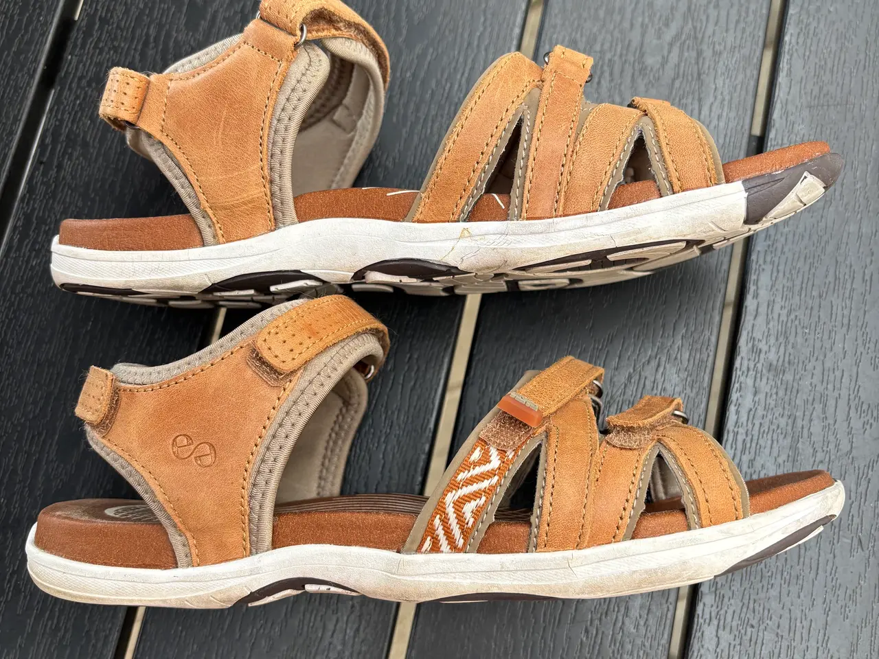 Billede 4 - Green Comfort sandaler i naturfarvet skind.