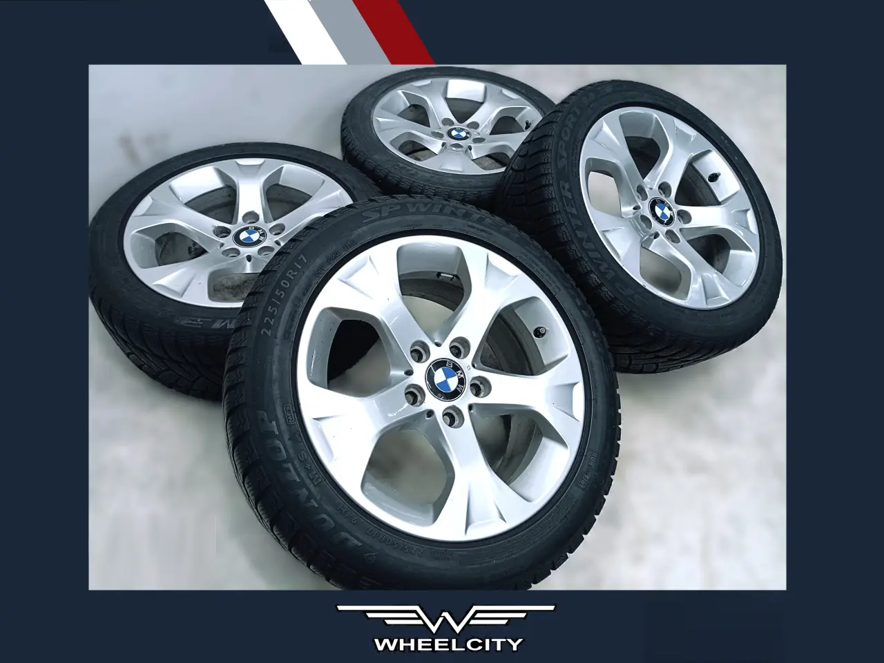 Billede 1 - 5x120 17" ET34 nav 72,6ø BMW vintersæt TPMS