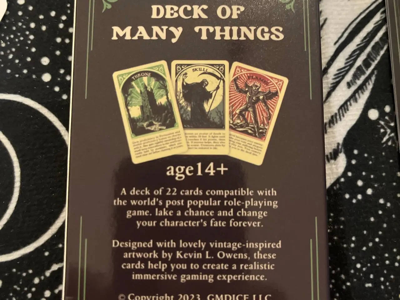 Billede 6 - GMDice Deck of Many Things kortspil til rollespil