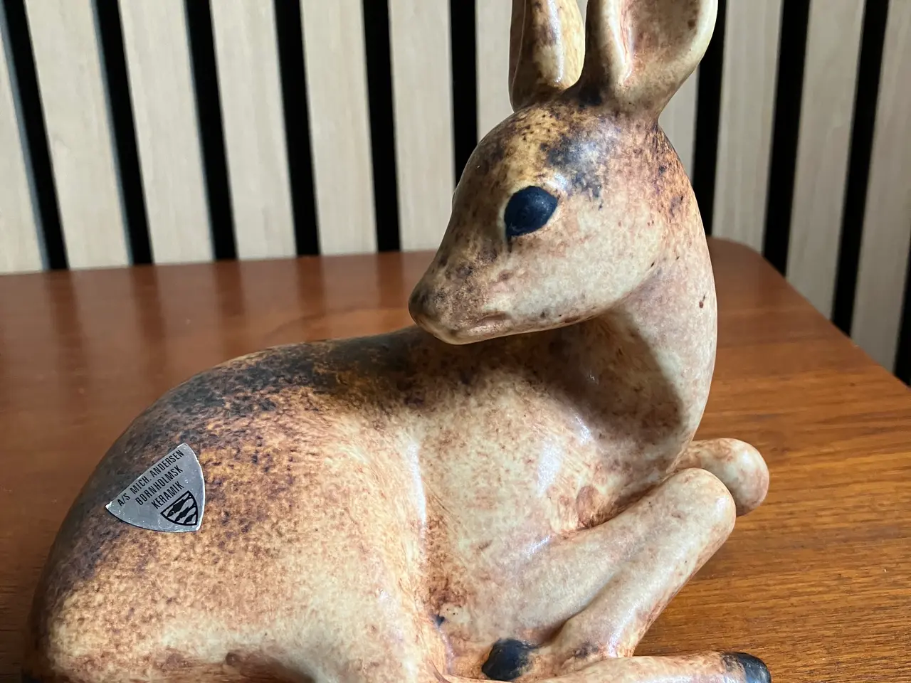 Billede 2 - Michael Andersen figur, liggende rådyr
