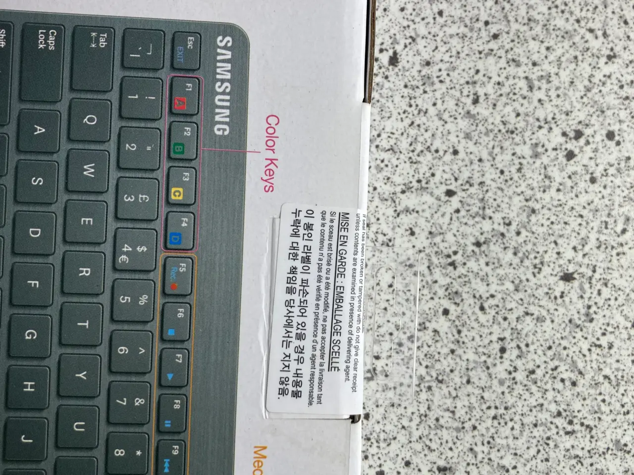 Billede 2 - Samsung VG-KBD1500 Black Smart TV Touchpad Wireles