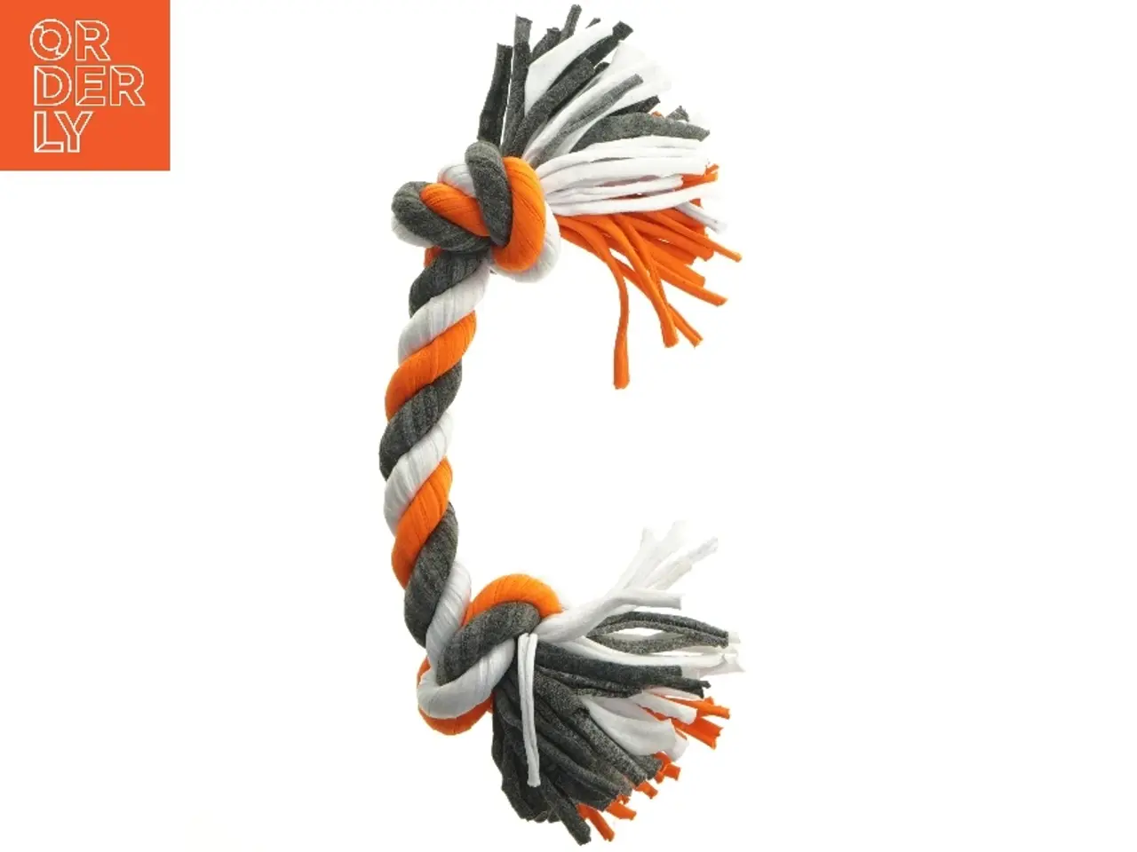 Billede 1 - Hundelegebold af reb (str. 22 x 6 cm)