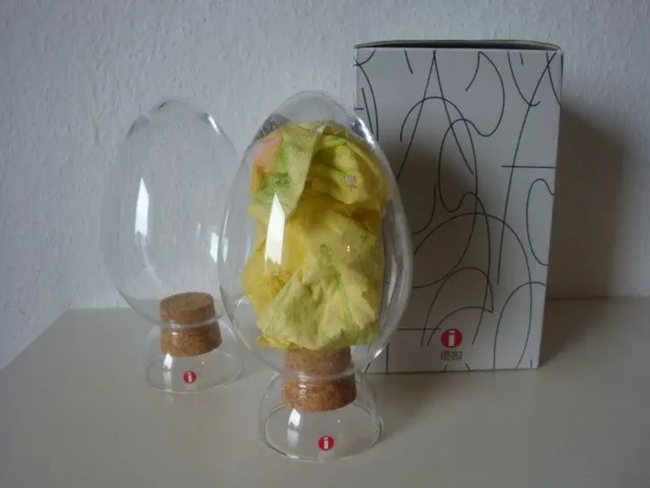 Billede 1 - Iittala Glas æg mundblæste