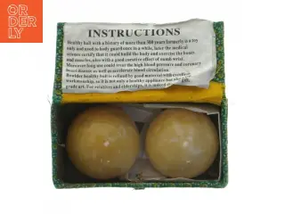 2 store runde månesten, Healthy Ball (str. Ø 5,5 cm)