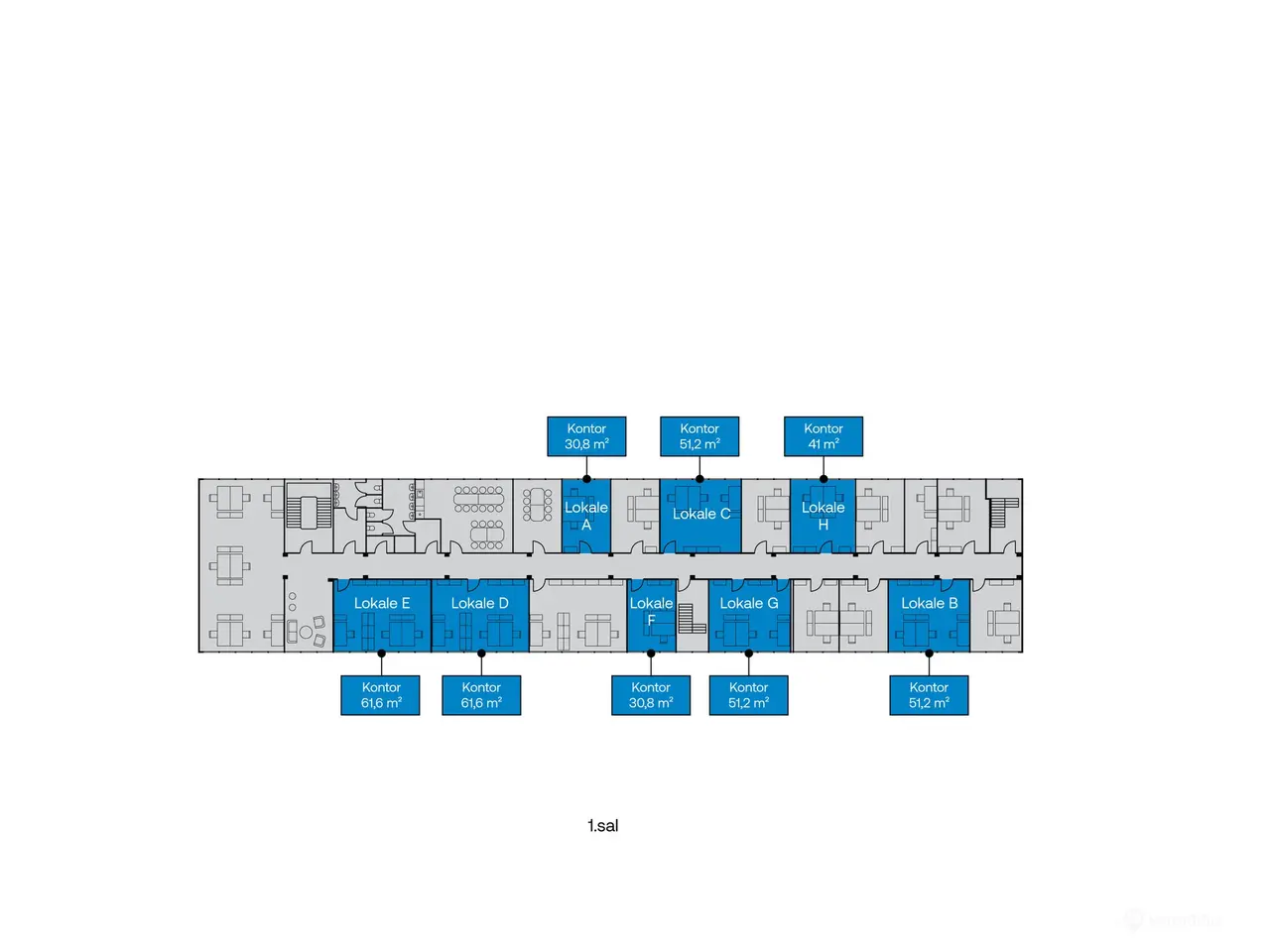Billede 12 - Kontorhotel i Hvidovre | 41 m² Kontor til leje med fleksible løsninger