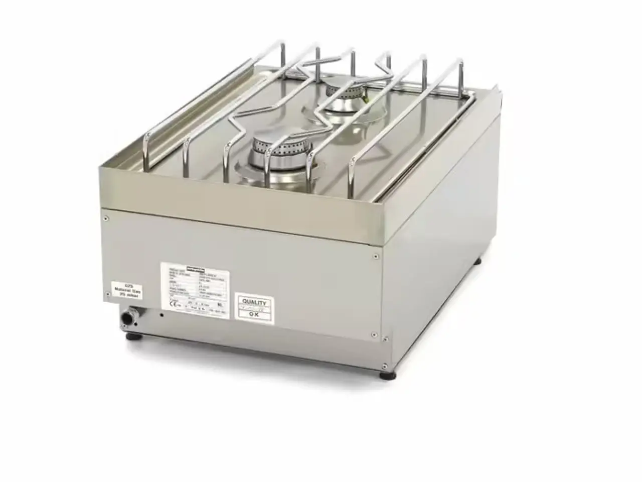 Billede 3 - Gaskomfur – 2 Blus – 8,5 kW – Bordmodel