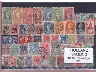 Holland Samling - 49 Stk. Stemplet