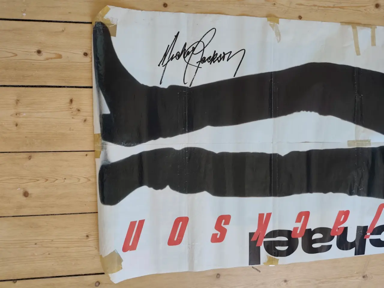 Billede 4 - Lang gammel Michael Jackson plakat