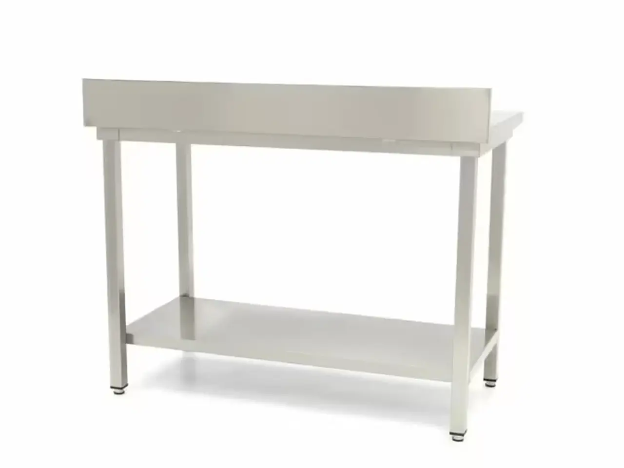 Billede 4 - Rustfri bord med kant – deluxe – 120 x 70 cm