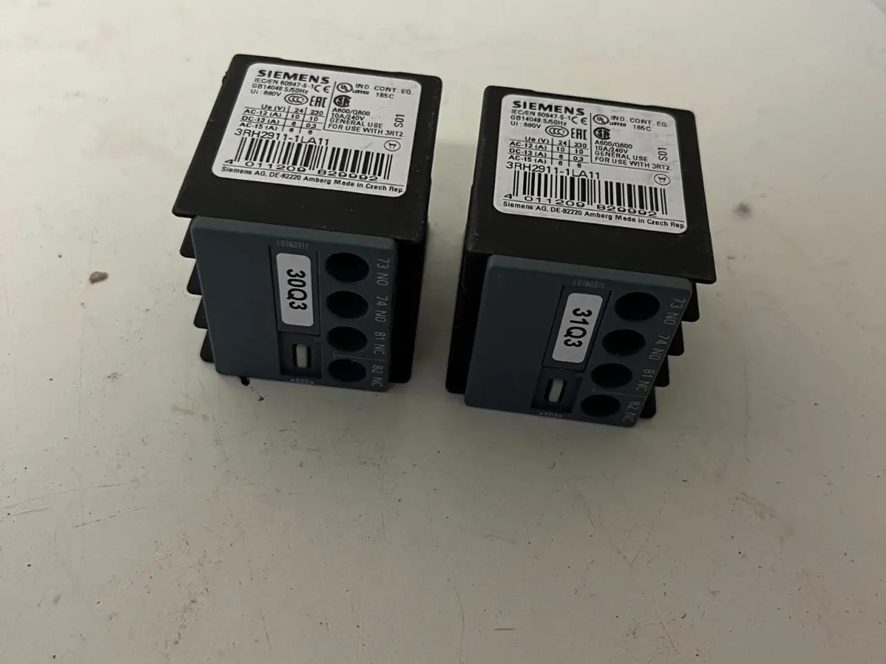 Billede 6 - parti 2 Siemens 3RH2911-1LA11 Auxiliary Contact