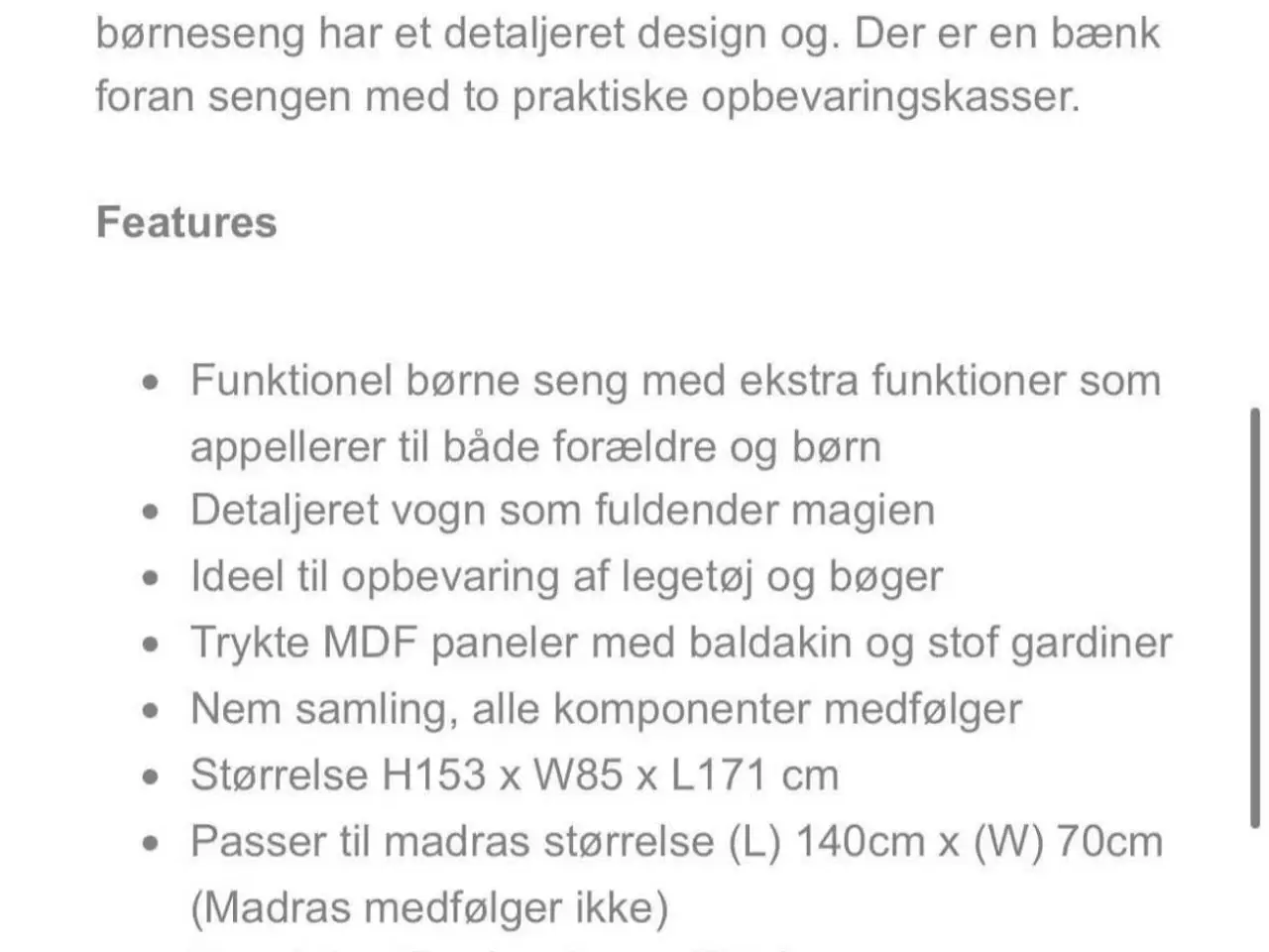 Billede 4 - Prinsesse seng