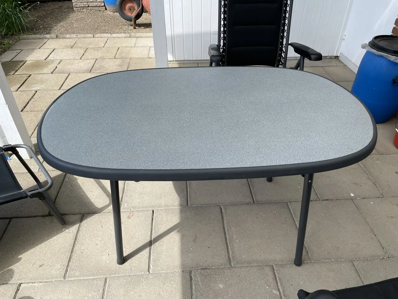 Billede 4 - Campingbord med 4 positionsstole + 2 fodstøtter