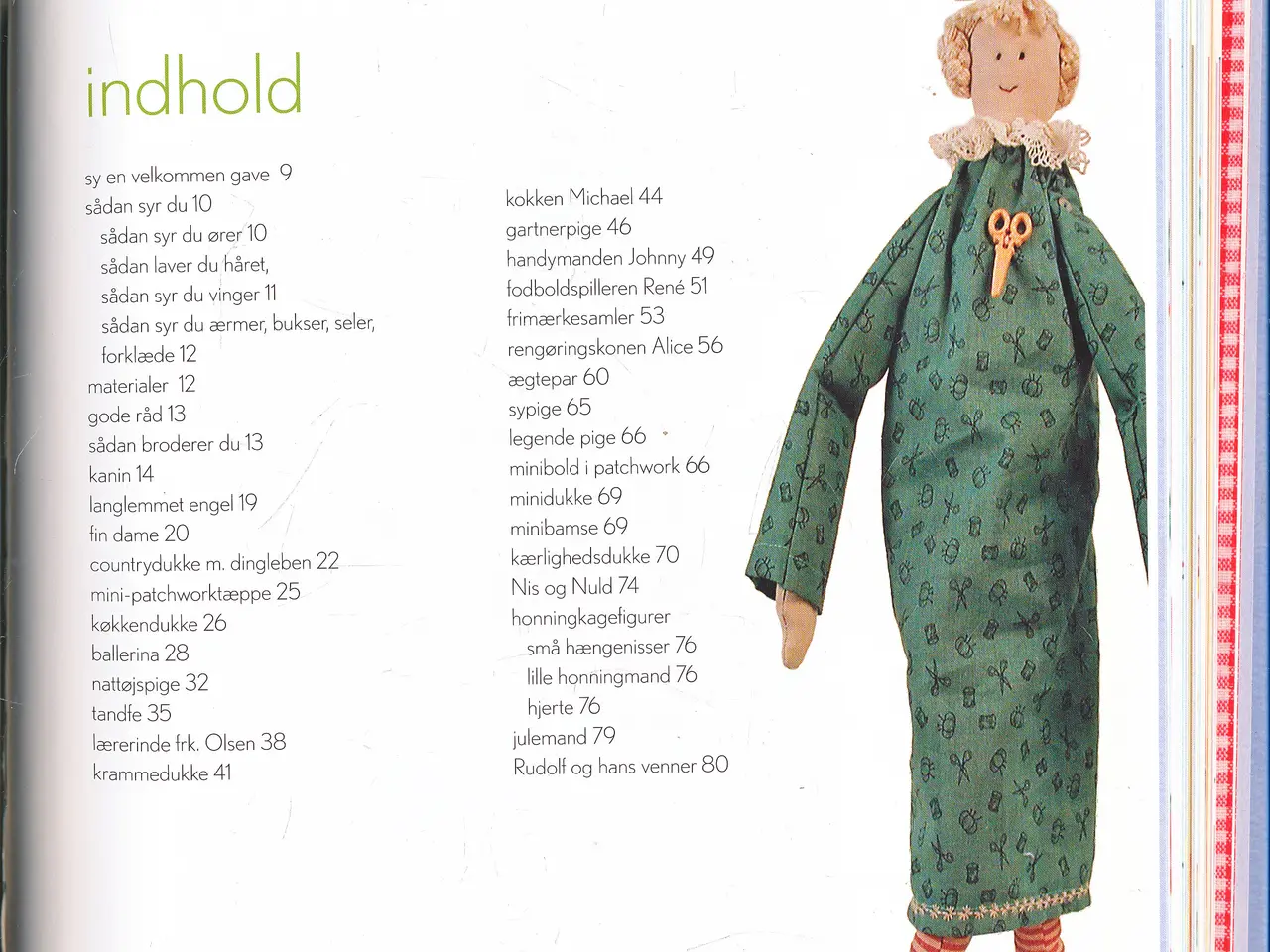 Billede 3 - SY DUKKER I PATCHWORK STOFFER AF GITTE BLINKILDE