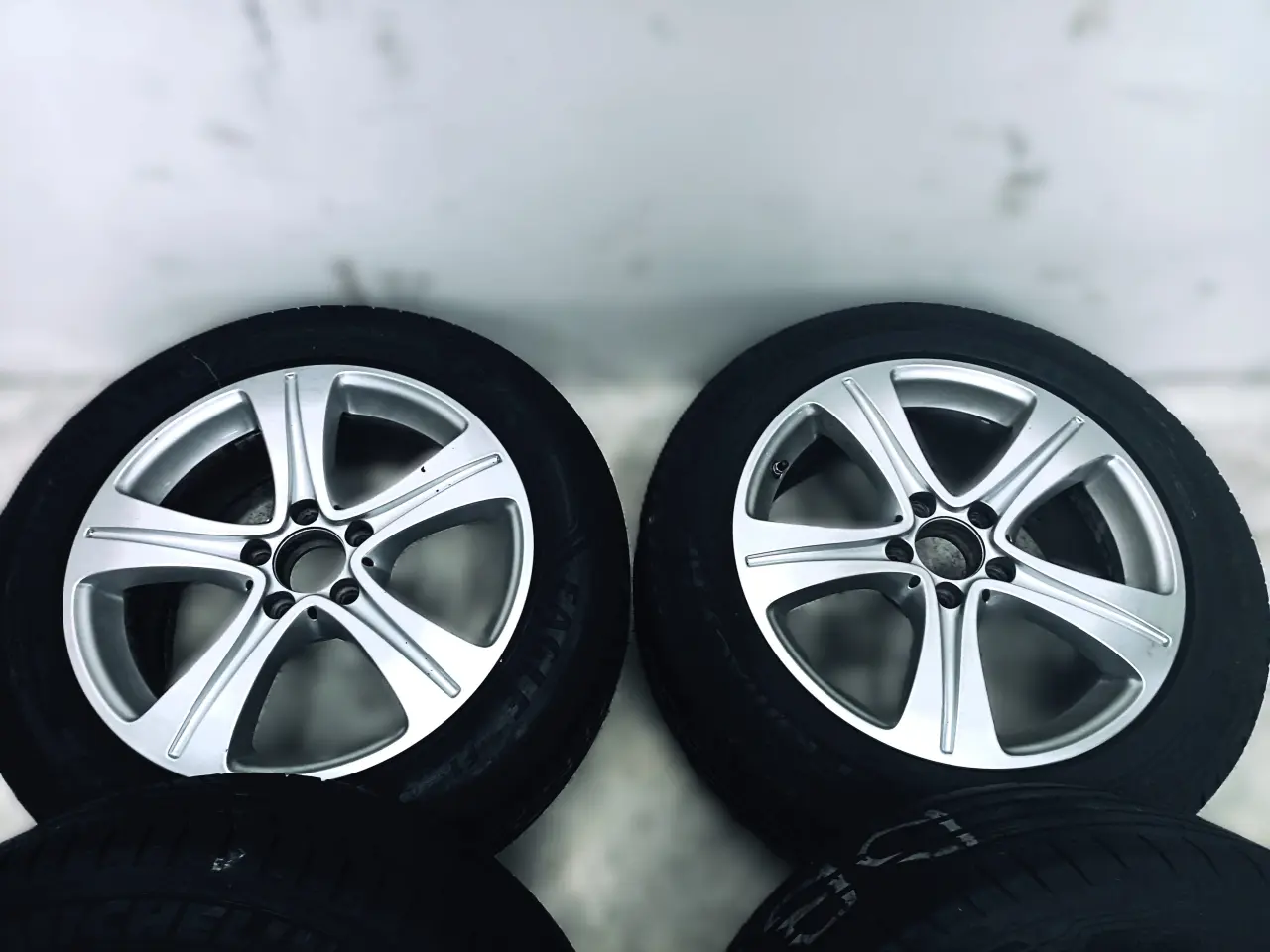 Billede 4 - 5x112 17" ET40 nav 66,6ø Mercedes sommersæt Inkl.T